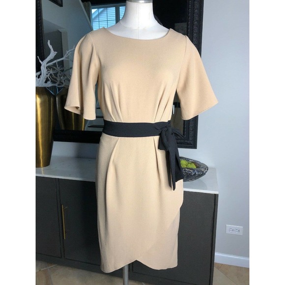 Closet London Dresses & Skirts - Closet London Crepe Faux Wrap Sheath Dress 4